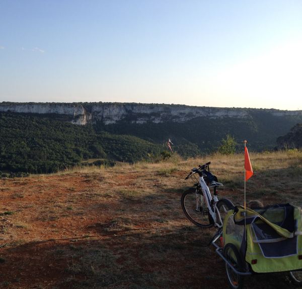 randonnée à vélo